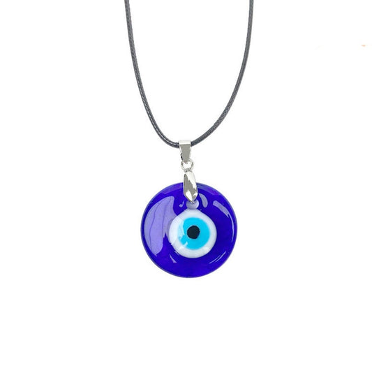 Blue Evil Eye Crystal Amulet